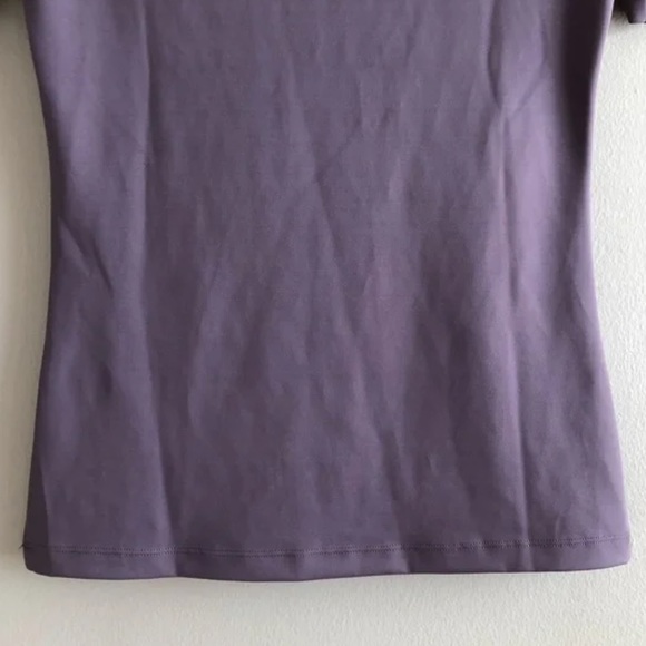 TKEQ Quinn Essential Horse Show Competition Stretchy Short Sleeve Shirt Purple - Picture 7 of 10